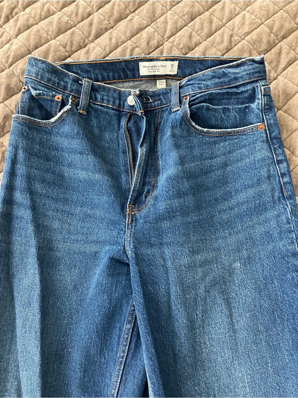 Women’s Dark Blue Wide Leg Jeans